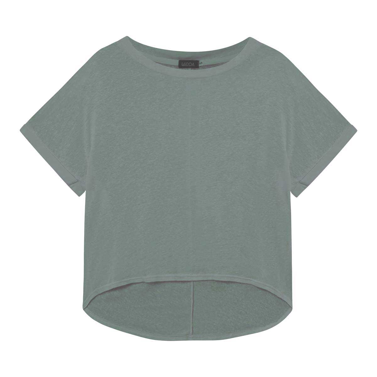 Leinenshirt LARI in Aqua Türkis