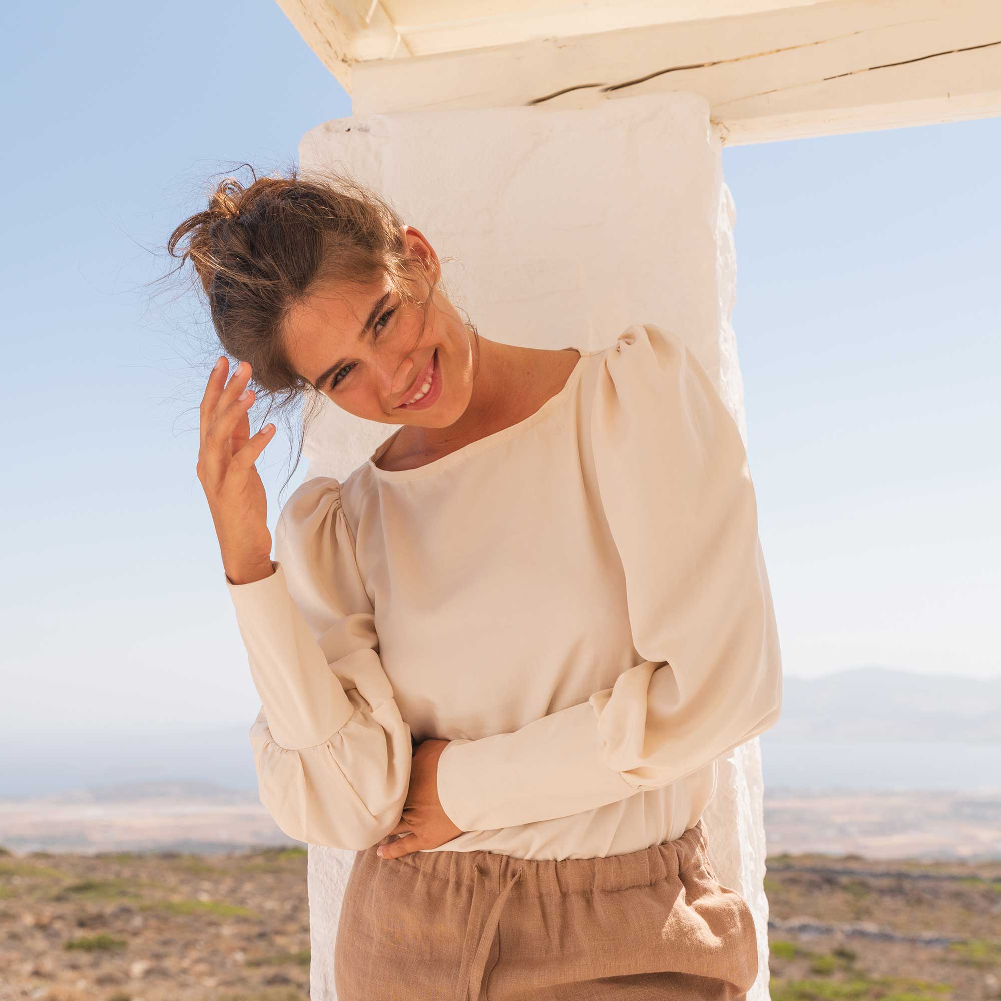 Bluse CAVA natur aus TENCEL®