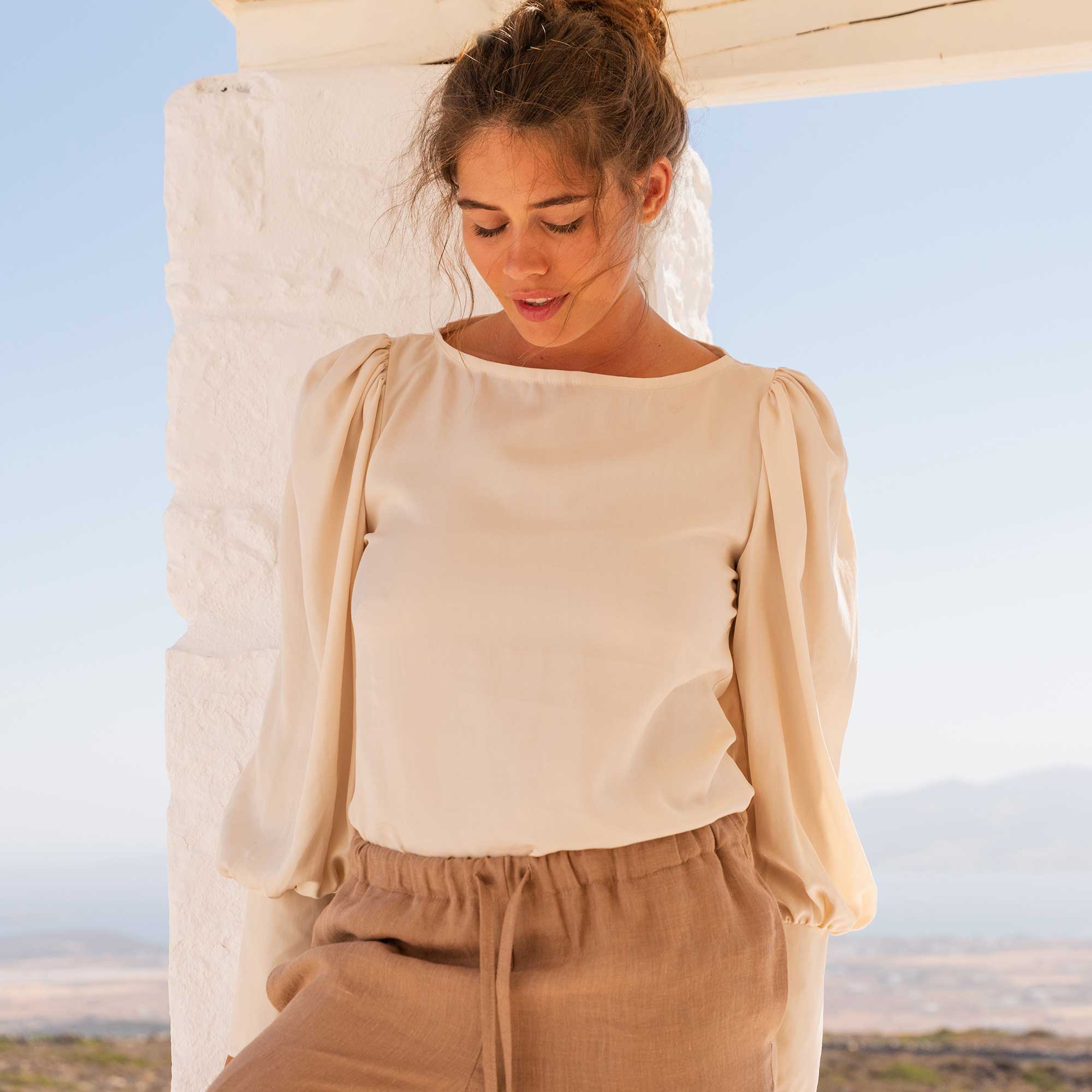 Bluse CAVA natur aus TENCEL®