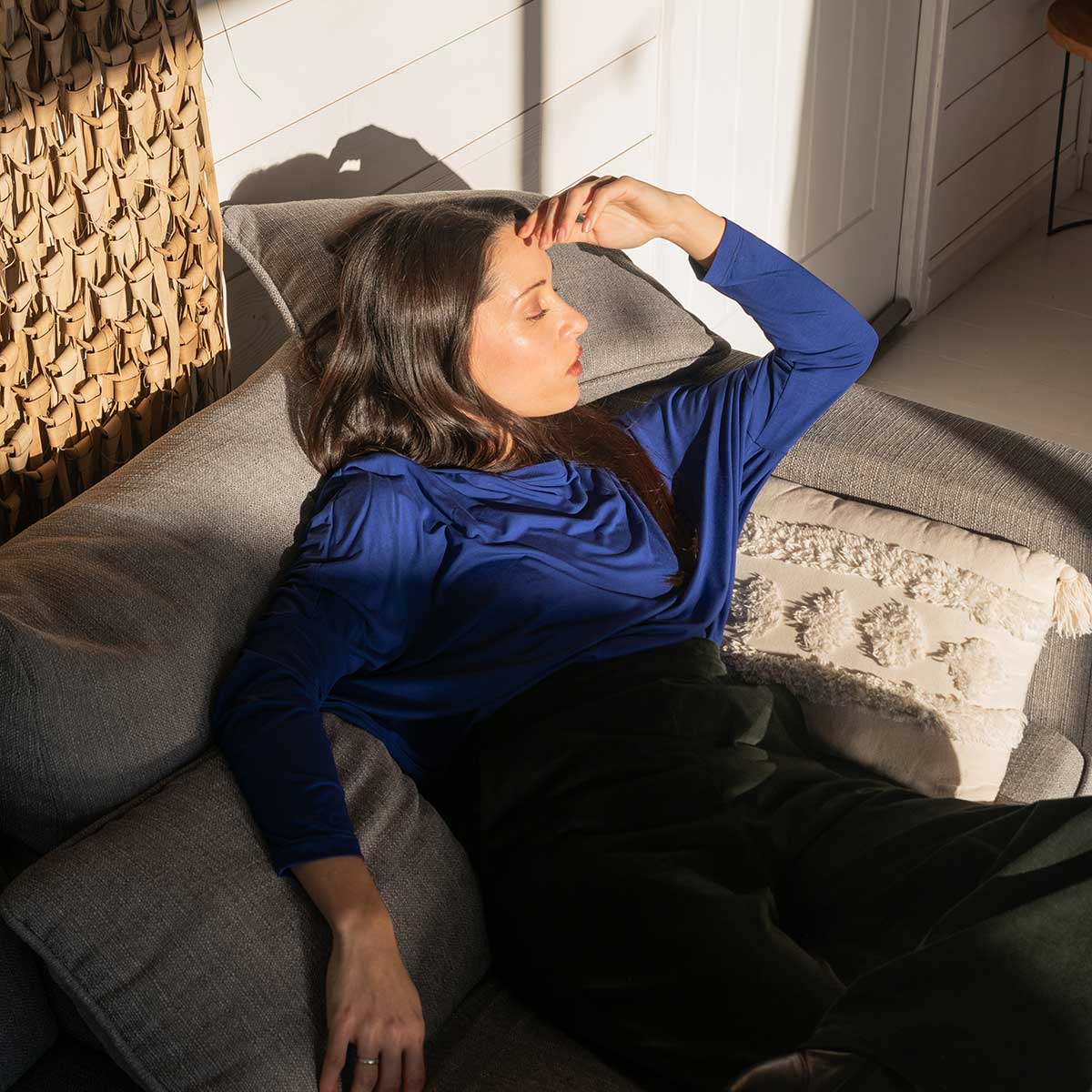 Longsleeve SLABBY kobalt