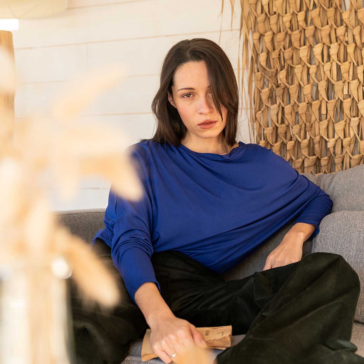 Longsleeve SLABBY kobalt