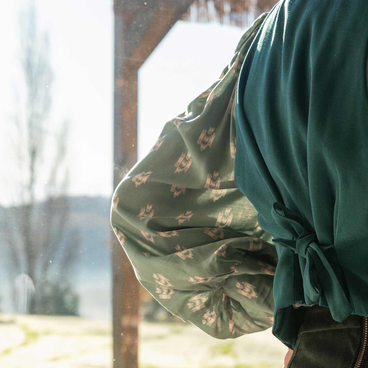 Statementbluse MAVIS Inka aus ECOVERO™