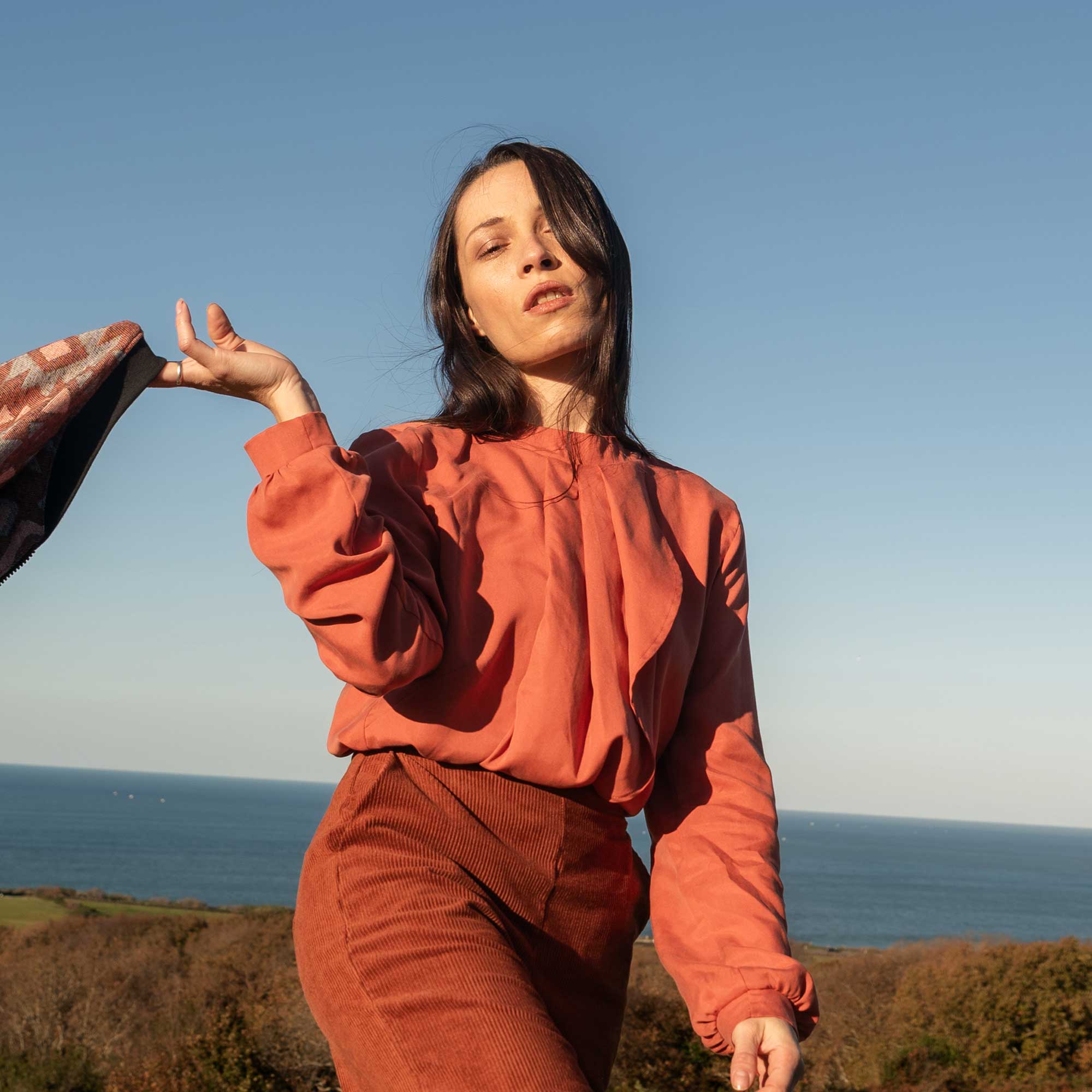 Bluse FRANS terra aus TENCEL®