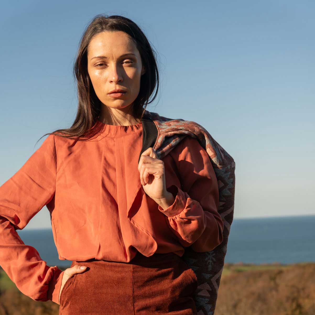 Bluse FRANS terra aus TENCEL®