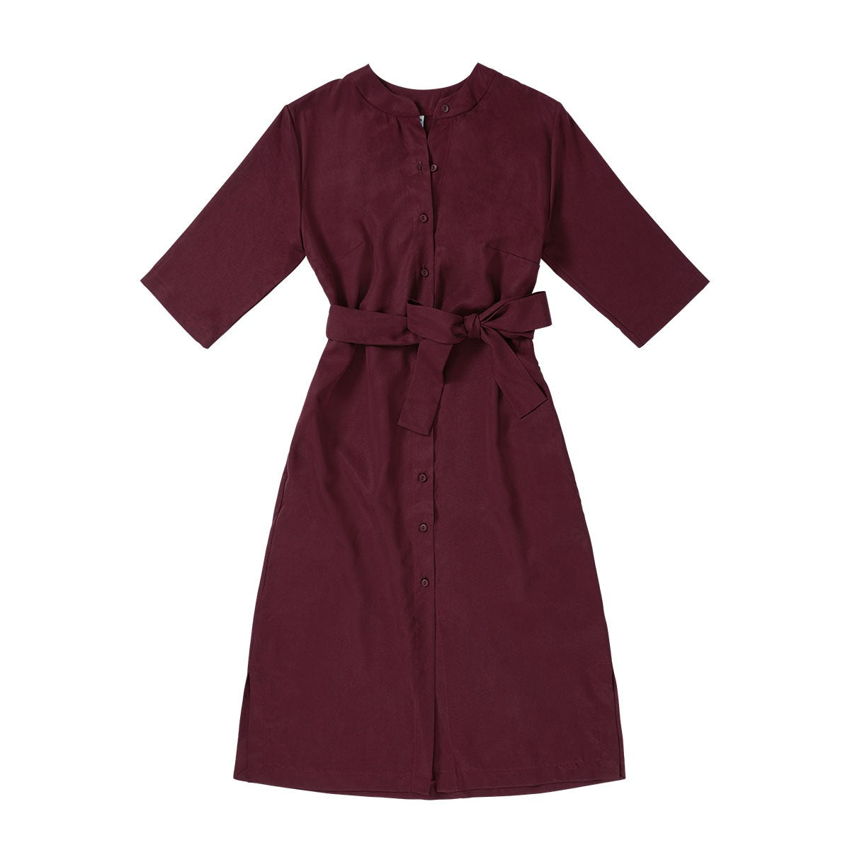 Hemdblusenkleid BAYA bordo aus TENCEL®