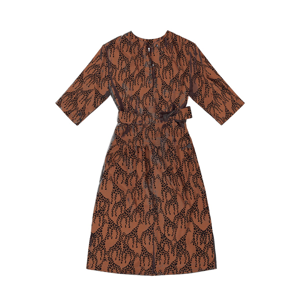 Hemdblusenkleid BAYA giraf aus ECOVERO®