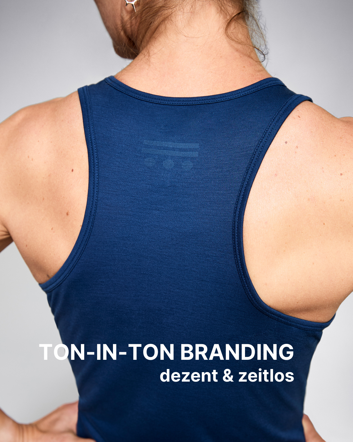 Racerback Tank Top aus TENCEL™ und SEACELL™ blau FONDA | Gooden