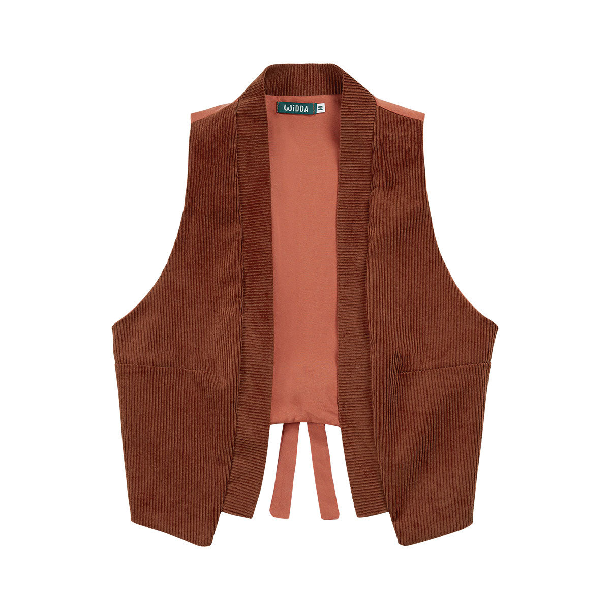 Cordweste SPENCER Caramel aus Bio-Baumwolle