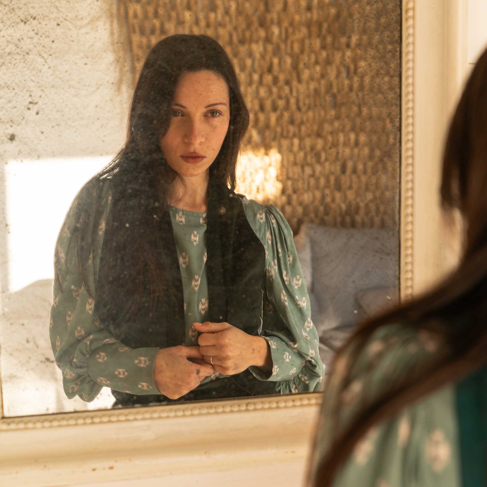 Cordweste SPENCER Deep Sea aus Bio-Baumwolle