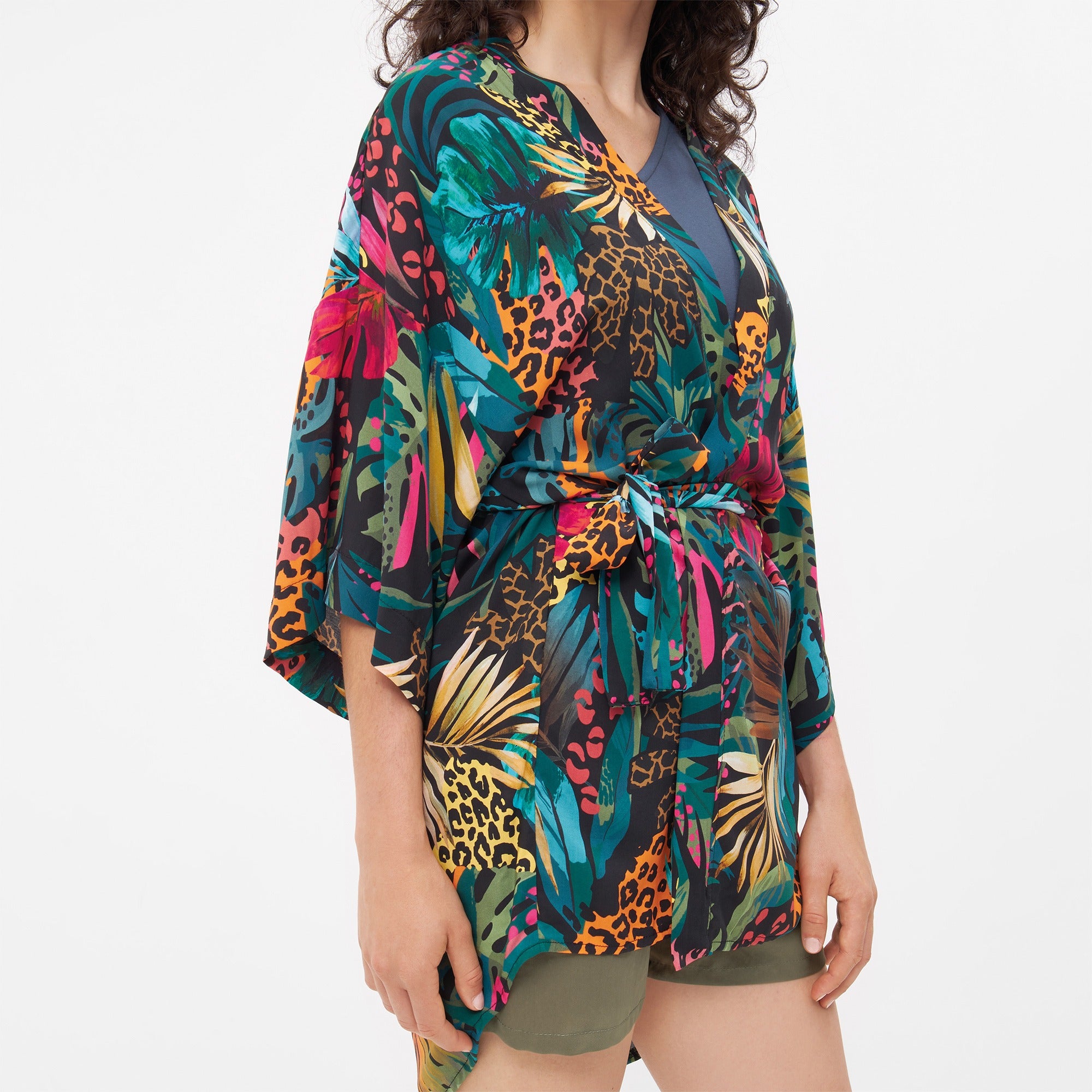 Kimono UMA tropic Print aus ECOVERO®