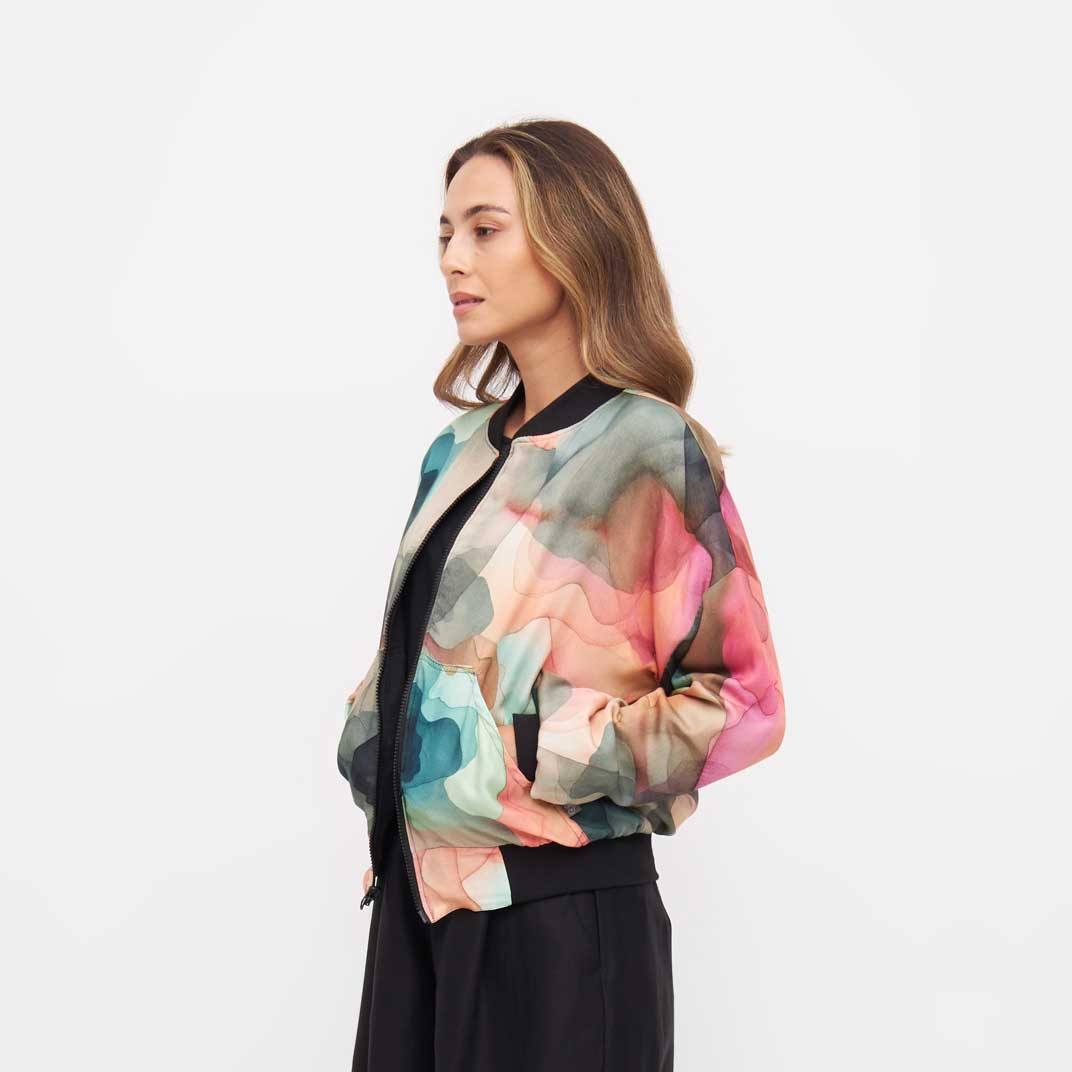 Wende-Blouson TURNER Clouds/Schwarz