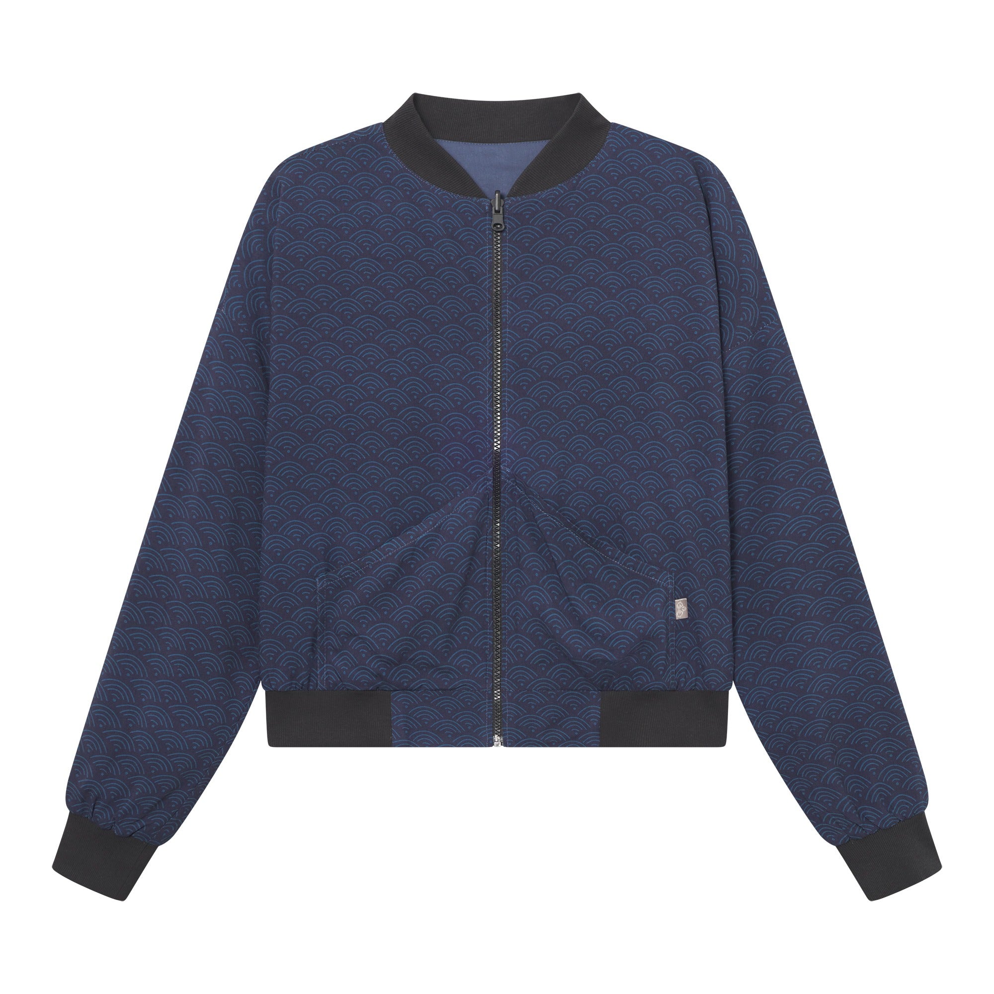 Wende-Blouson TURNER Grafik/Blau