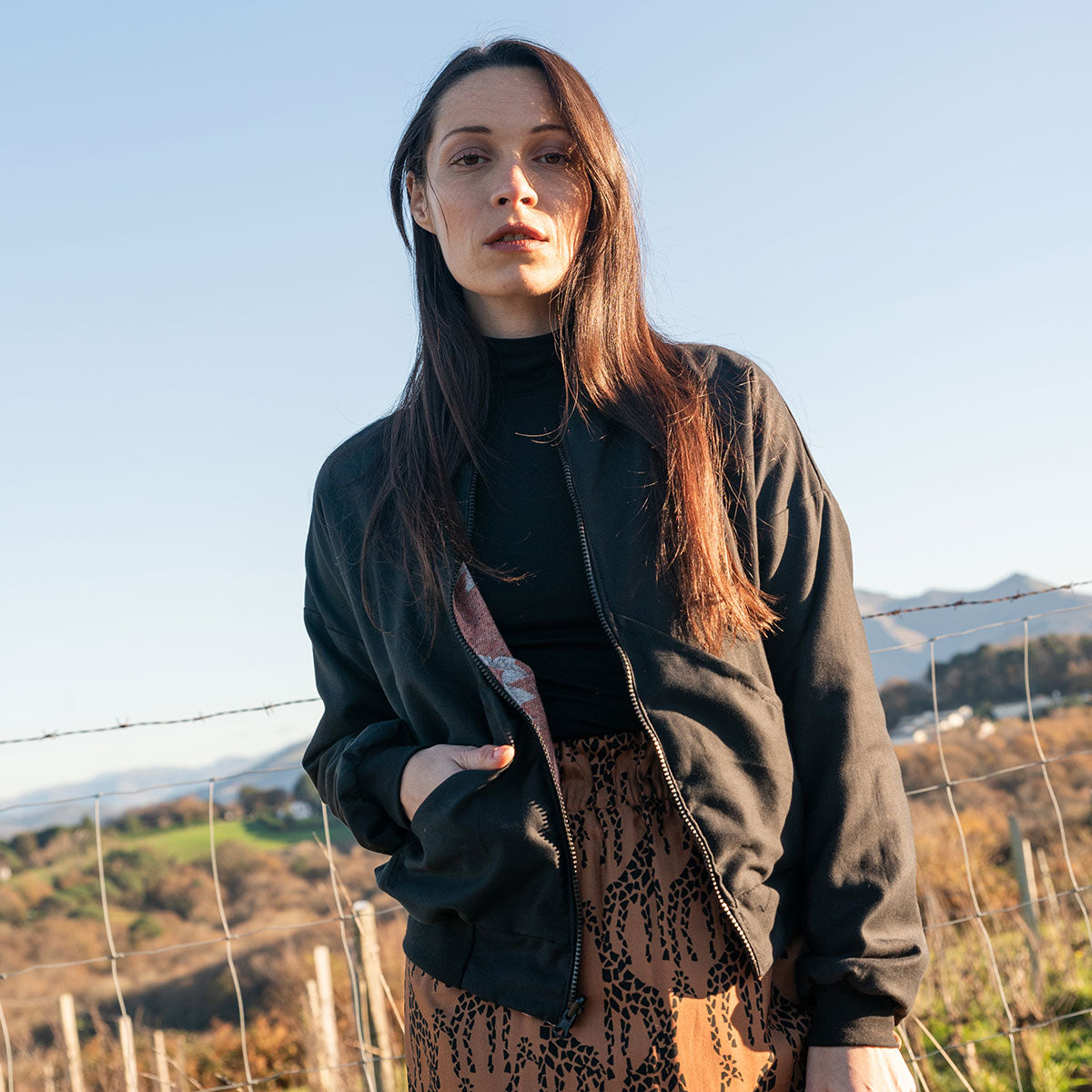 Wendeblouson TURNER Giraf/Schwarz