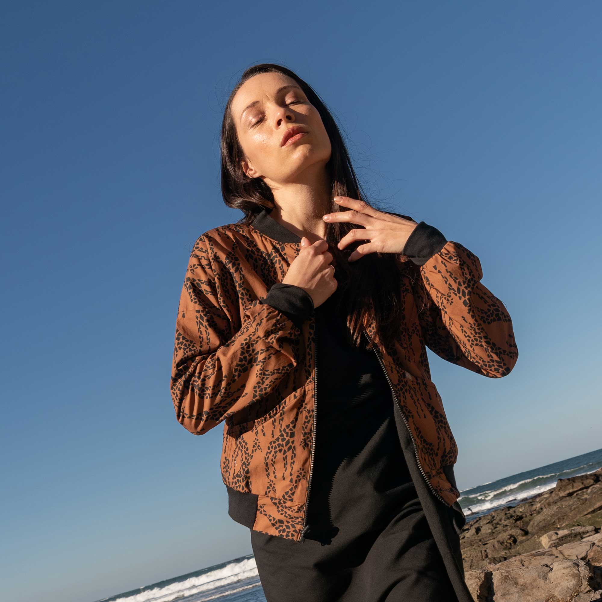 Wendeblouson TURNER Giraf/Schwarz