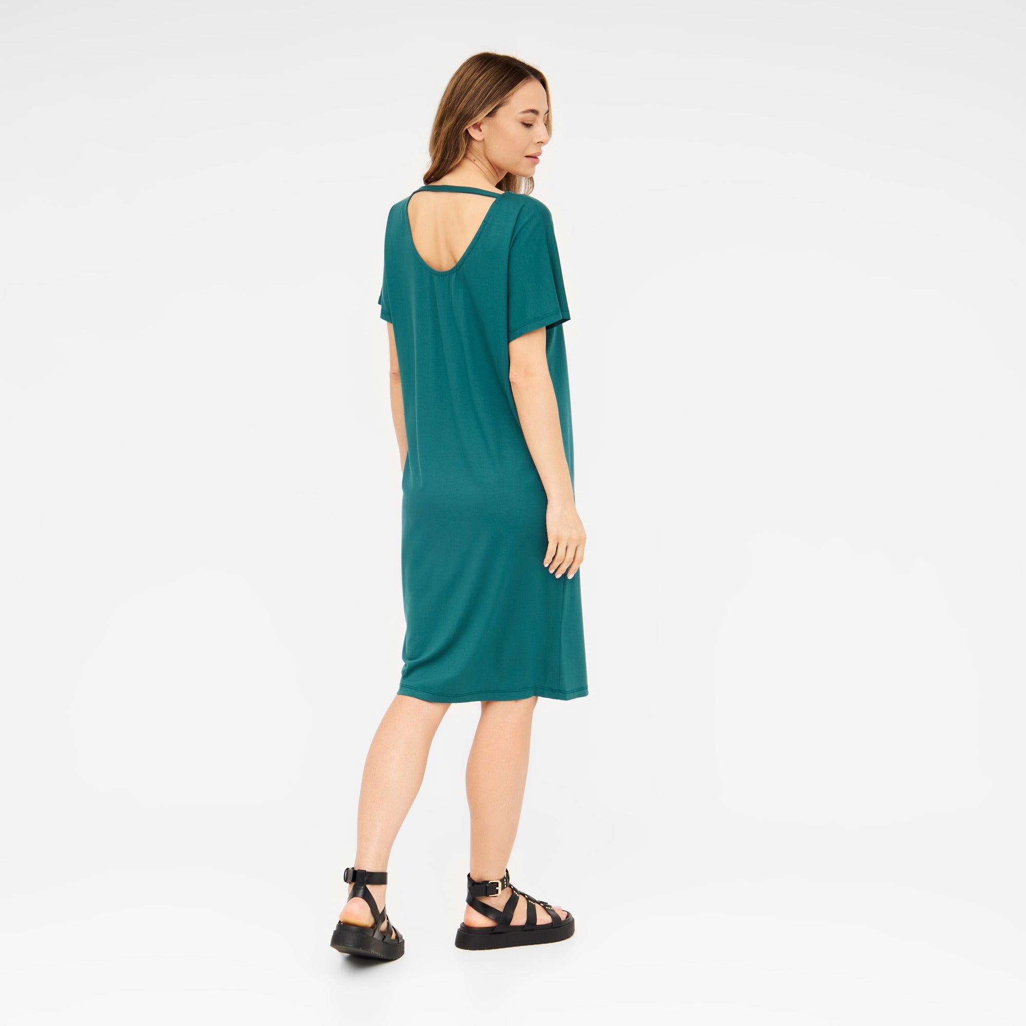 Rückenfreies Jerseykleid FARLO