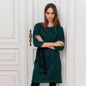 Kleid PURA petrol aus ECOVERO®