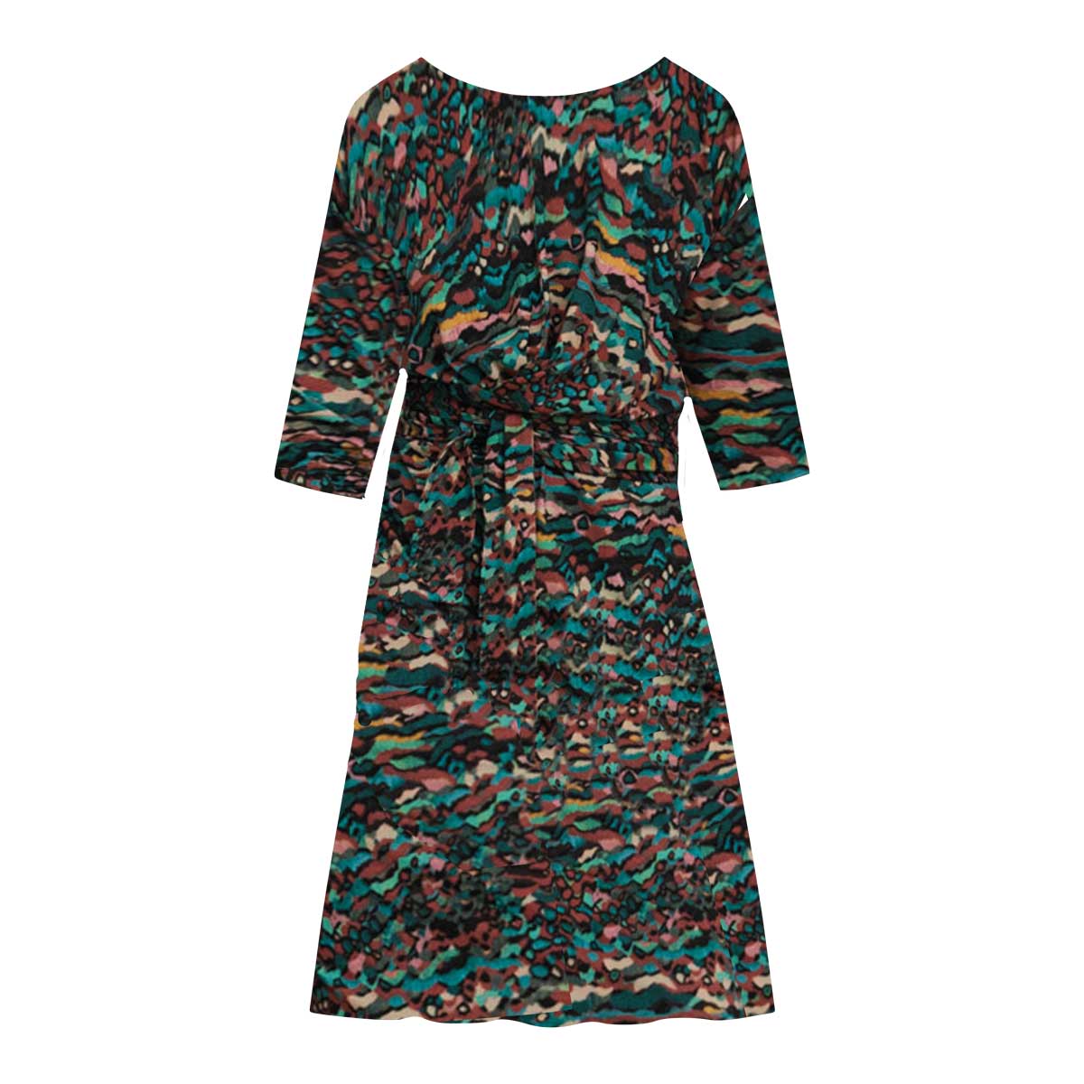 SLINGA gemustertes Jerseykleid aus ECOVERO®
