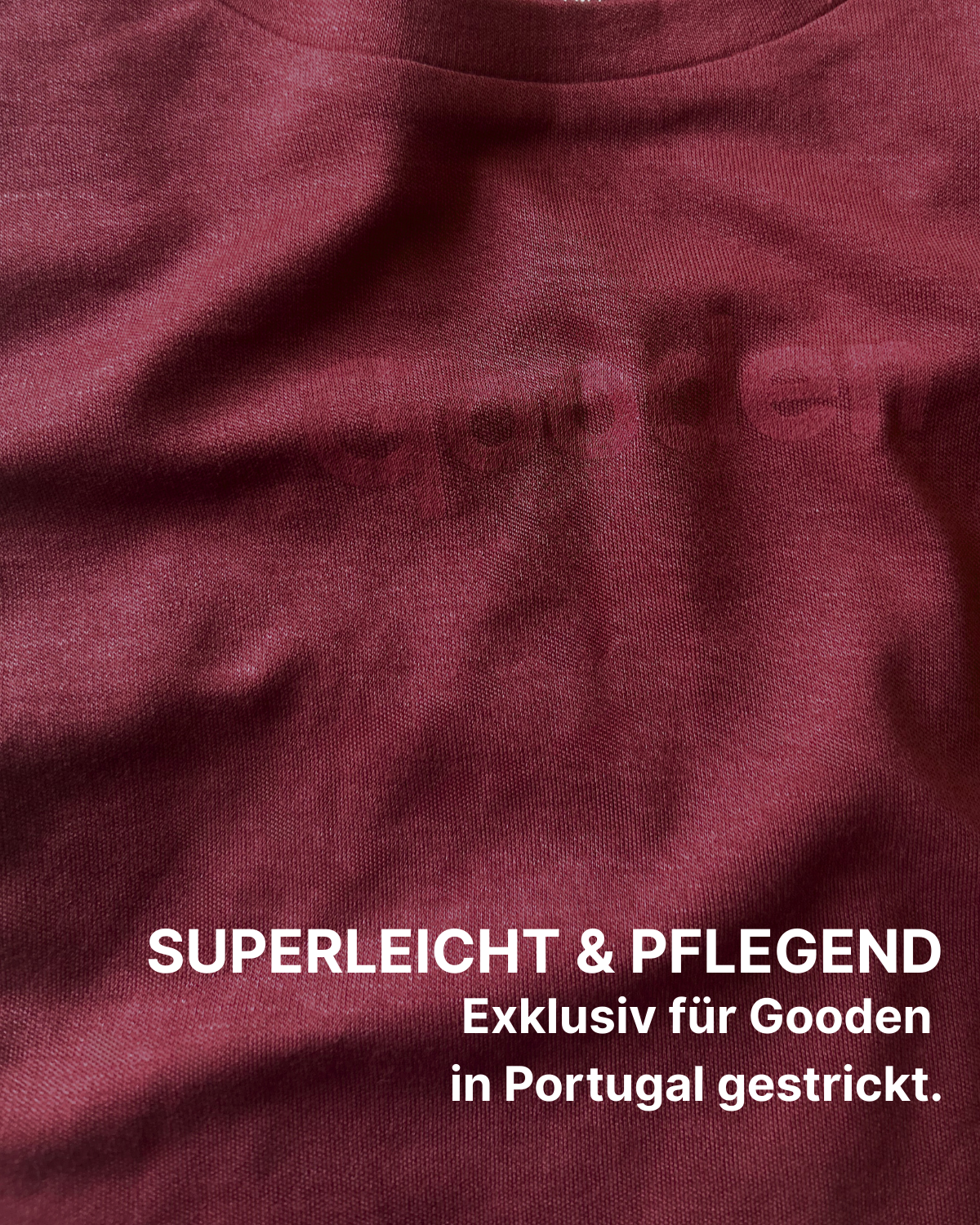 Performance T-Shirt aus TENCEL™ und SEACELL™ rot bordeaux HÉLÈNE | Gooden