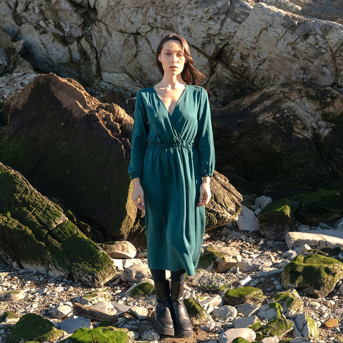 Kleid ONNY deep sea aus TENCEL®