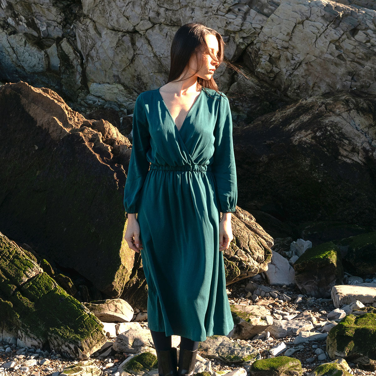 Kleid ONNY deep sea aus TENCEL®