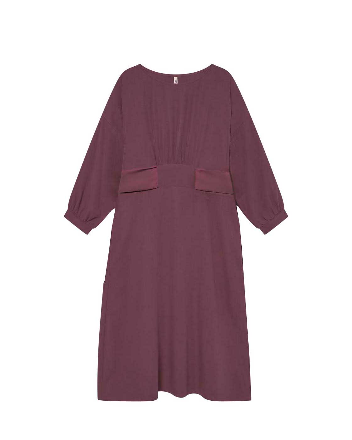Kleid LISANNE Beere aus ECOVERO®