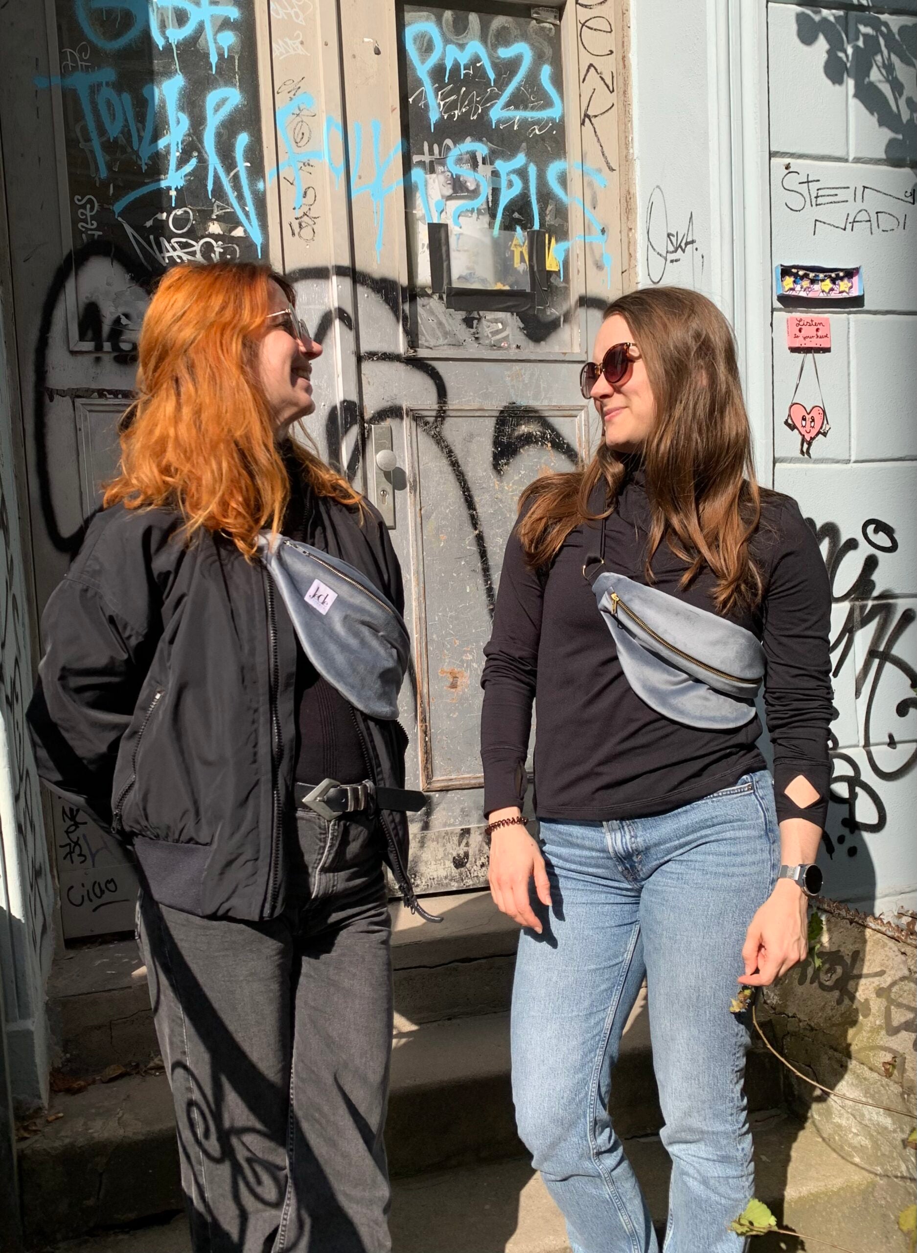 Bumbag XL - Samt grau