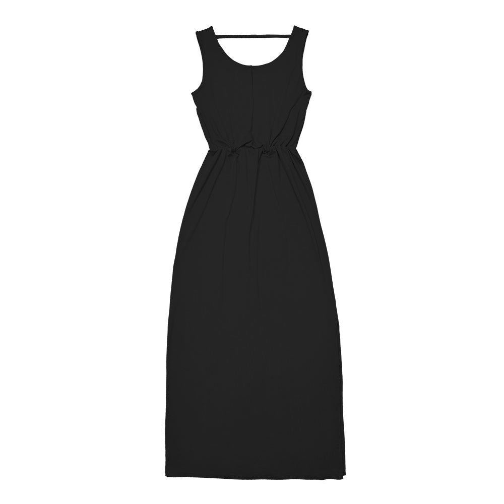 schwarzes Maxikleid MARLEN aus ECOVERO™ Jersey