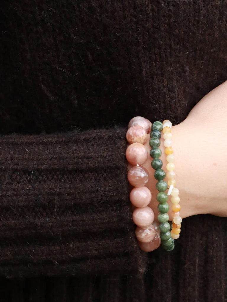 Armband Chunky Sunstone "Power"