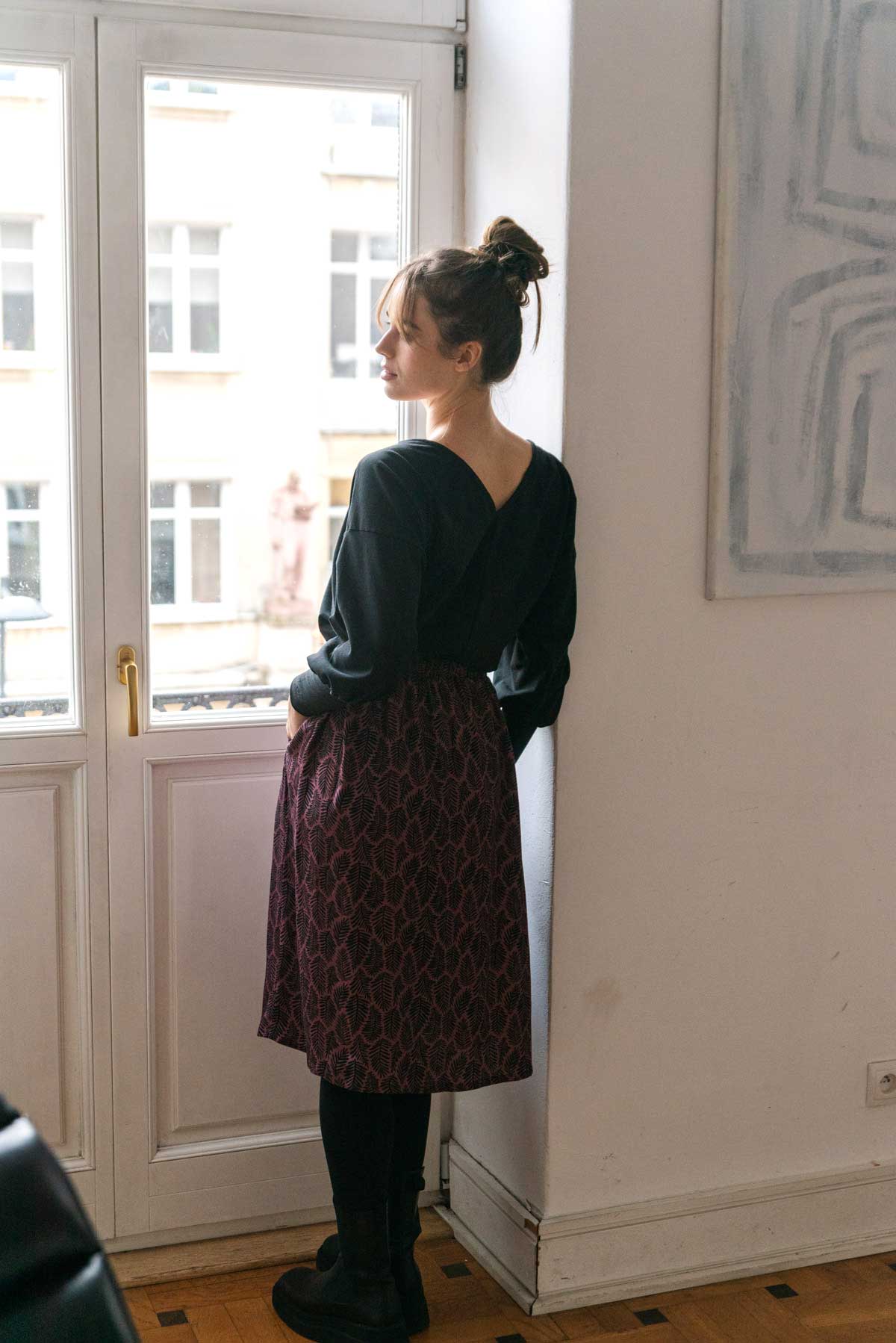 Rock SYMPLA beere aus ECOVERO®