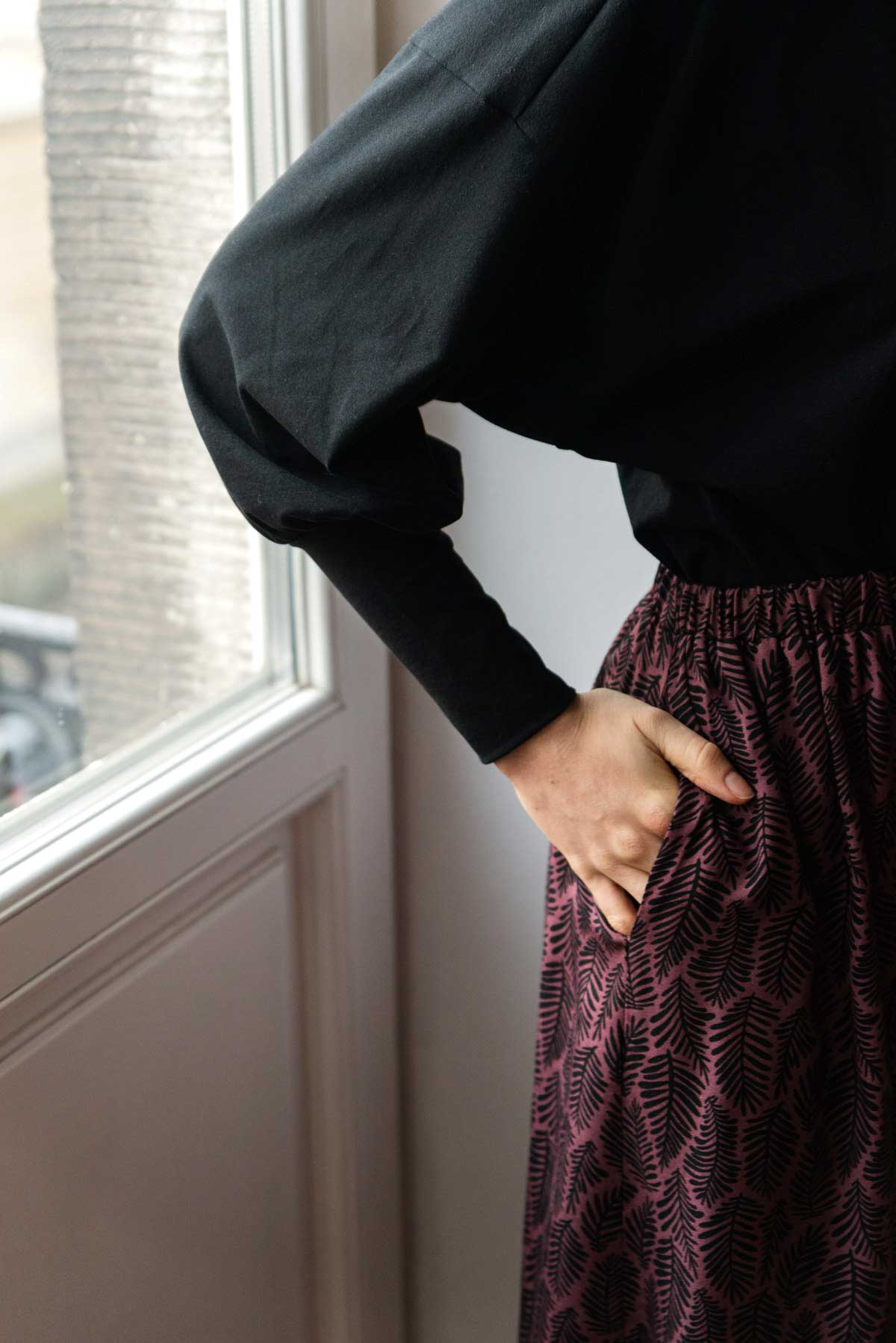 Rock SYMPLA beere aus ECOVERO®