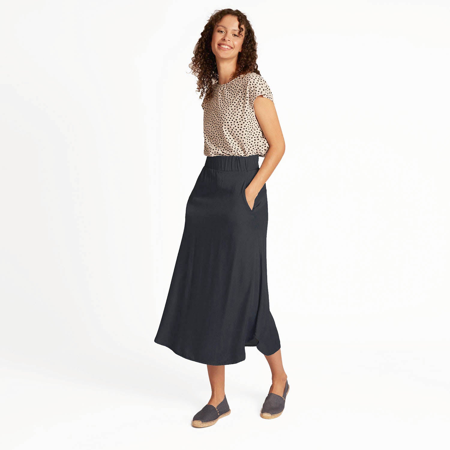 Midirock JULIP Navy aus Tencel®