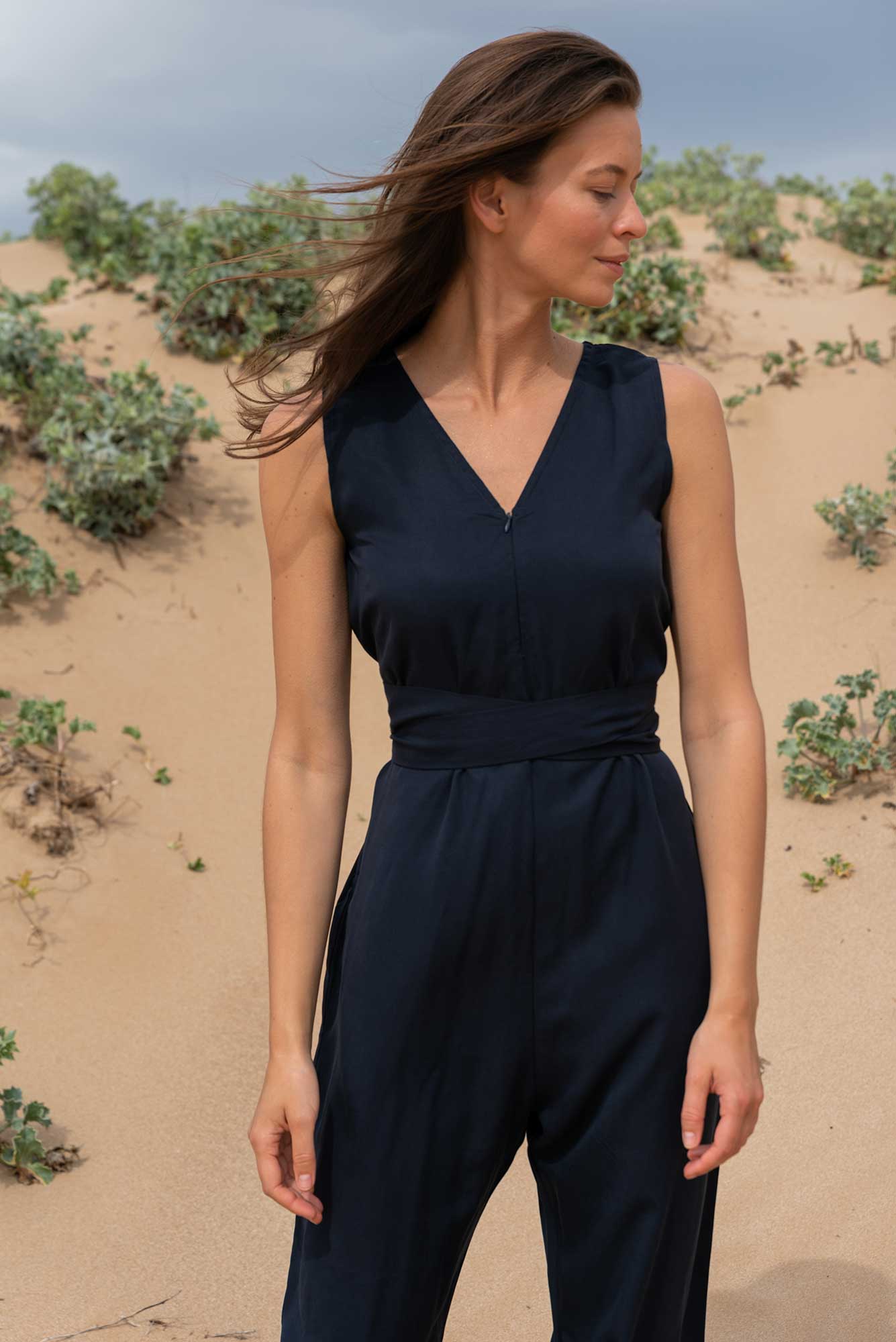 Overall ANIBAS rauchblau aus TENCEL®