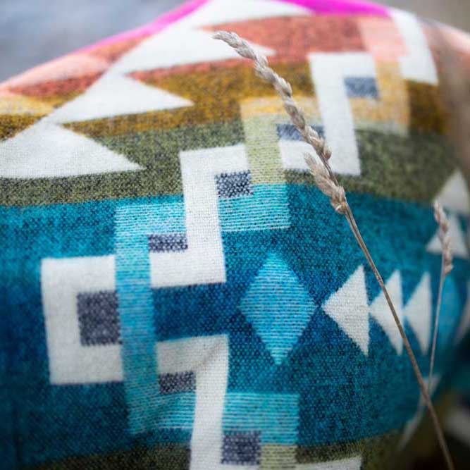 ETHNO Kingsize Decke Multicolor