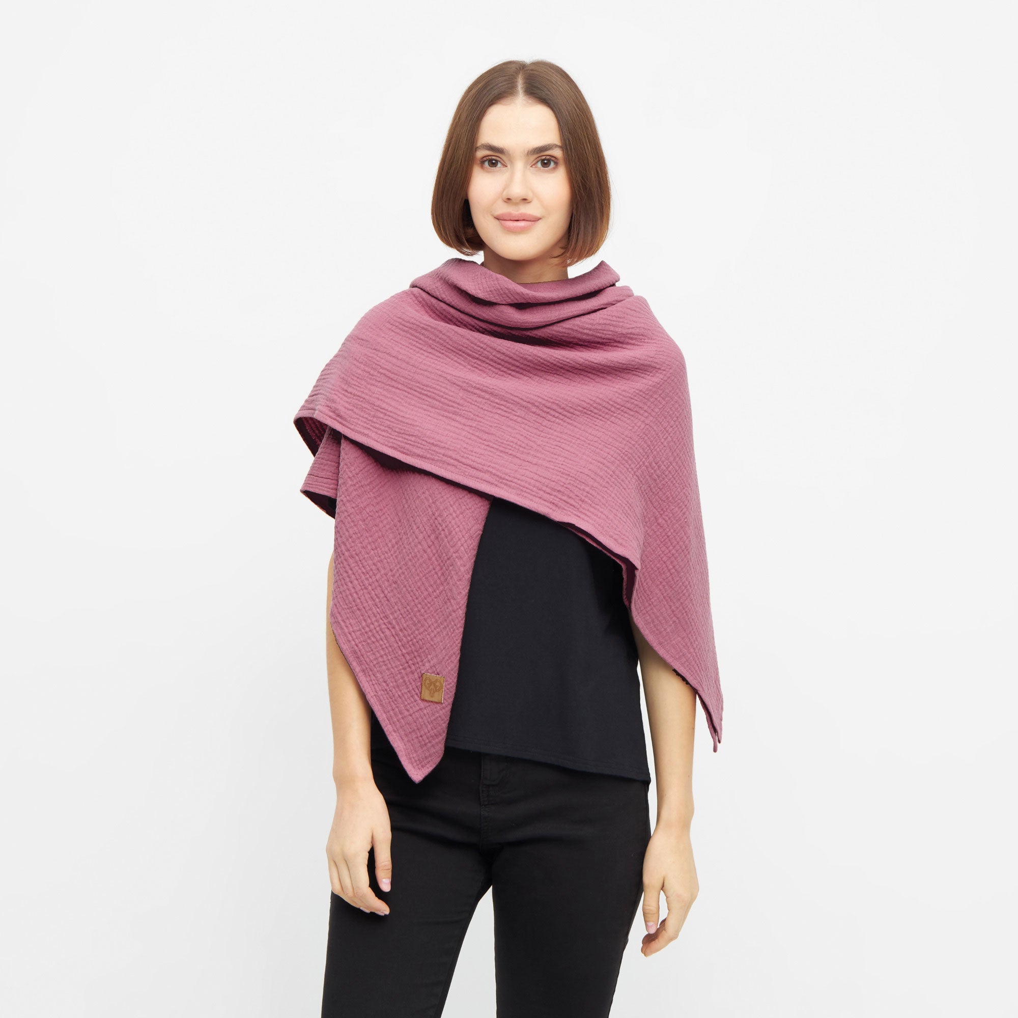 XL Musselin Tuch aus Bio-Baumwolle in vielen Farben