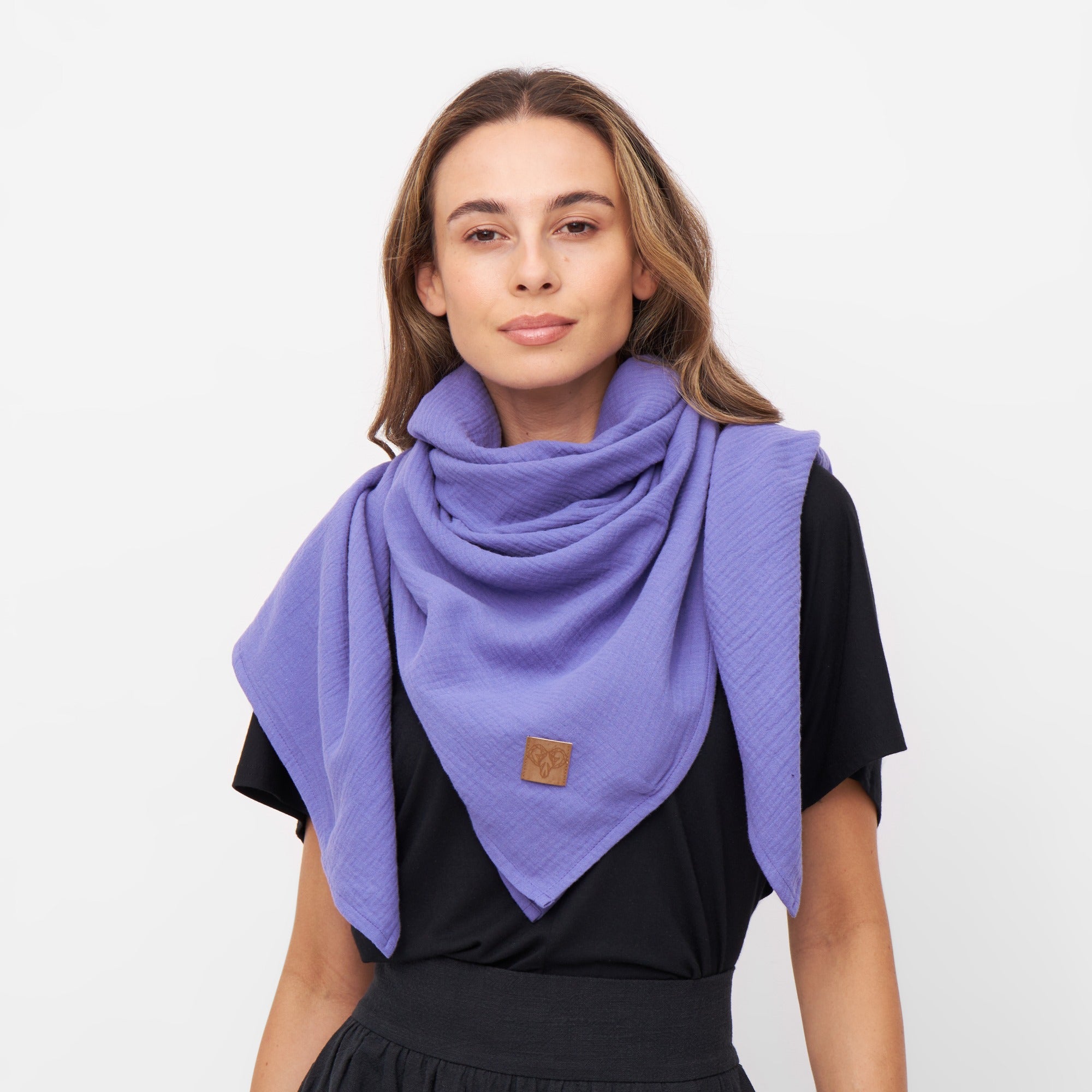 XL Musselin Tuch aus Bio-Baumwolle in vielen Farben