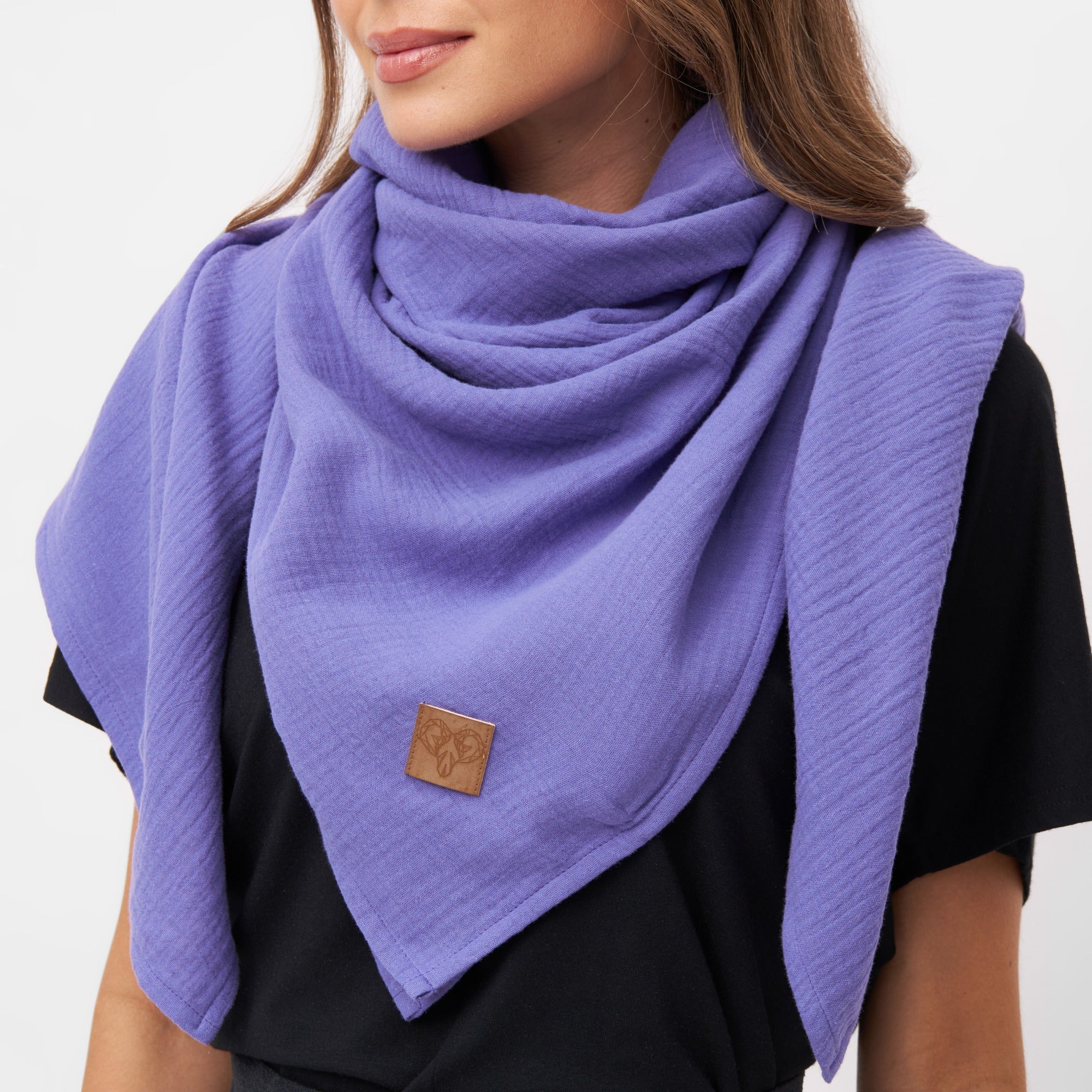 XL Musselin Tuch aus Bio-Baumwolle in vielen Farben