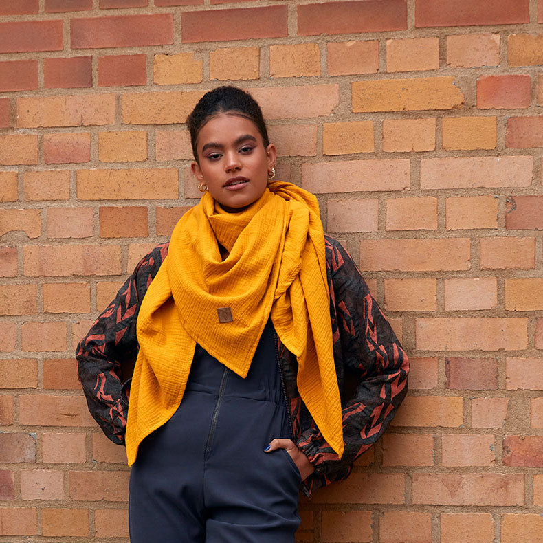 XL Musselin Tuch aus Bio-Baumwolle in vielen Farben