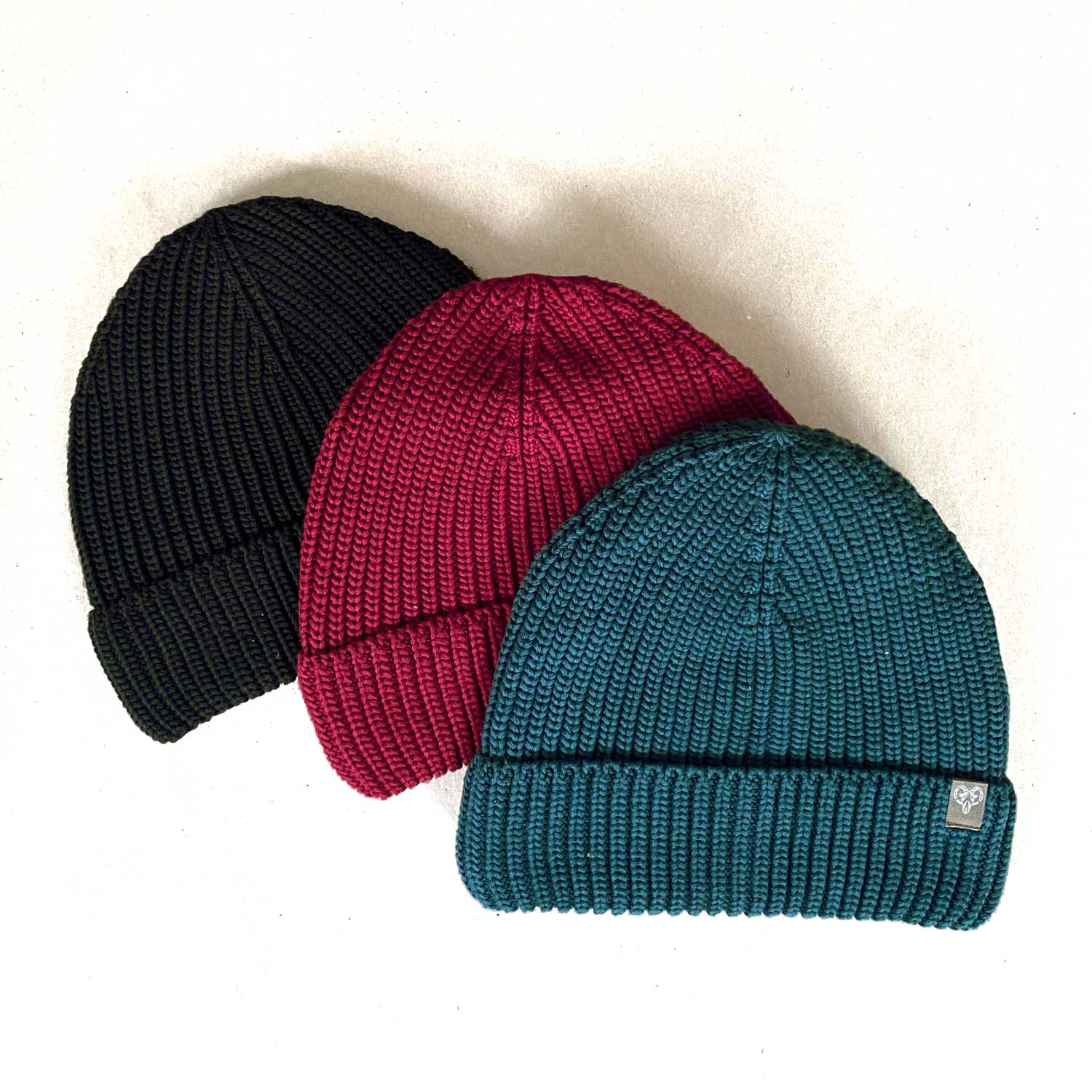 LANA gerippte Beanie aus Bio-Baumwolle