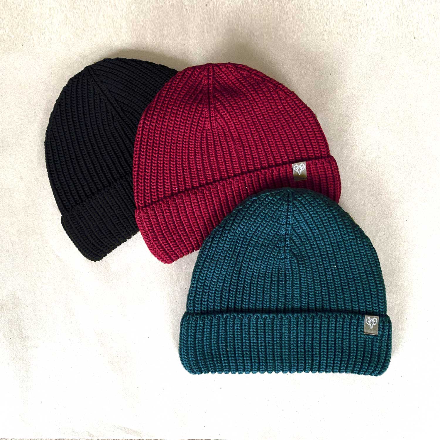 LANA gerippte Beanie aus Bio-Baumwolle