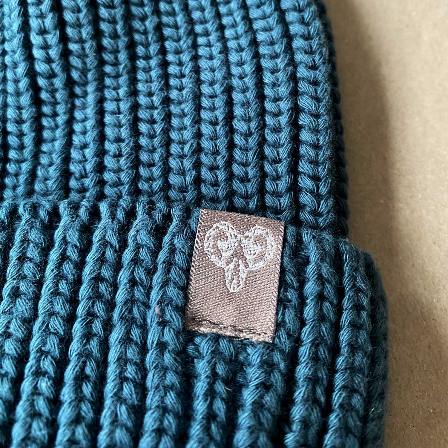 LANA gerippte Beanie aus Bio-Baumwolle