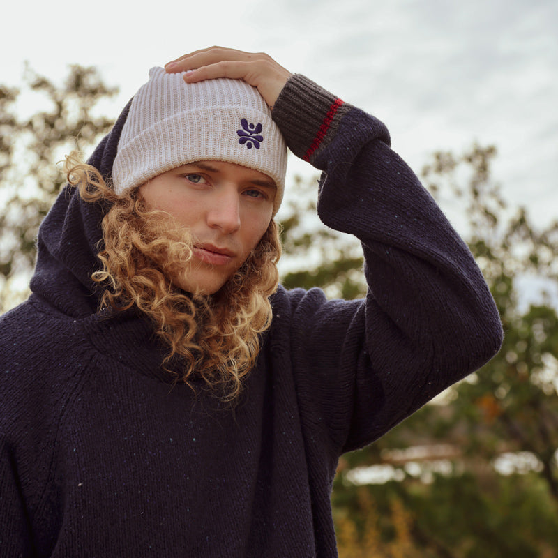 Mütze aus Merinowolle PAPALE IVORY