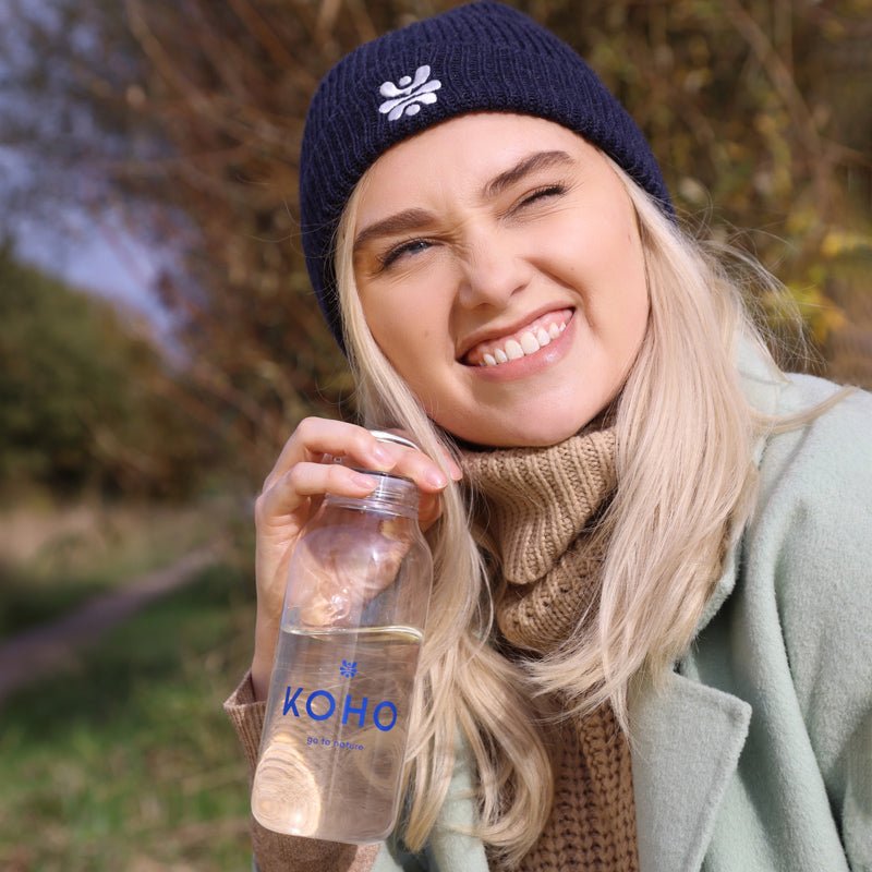 Mütze aus Merinowolle PAPALE blau | KOHO KOHO- simply love it.