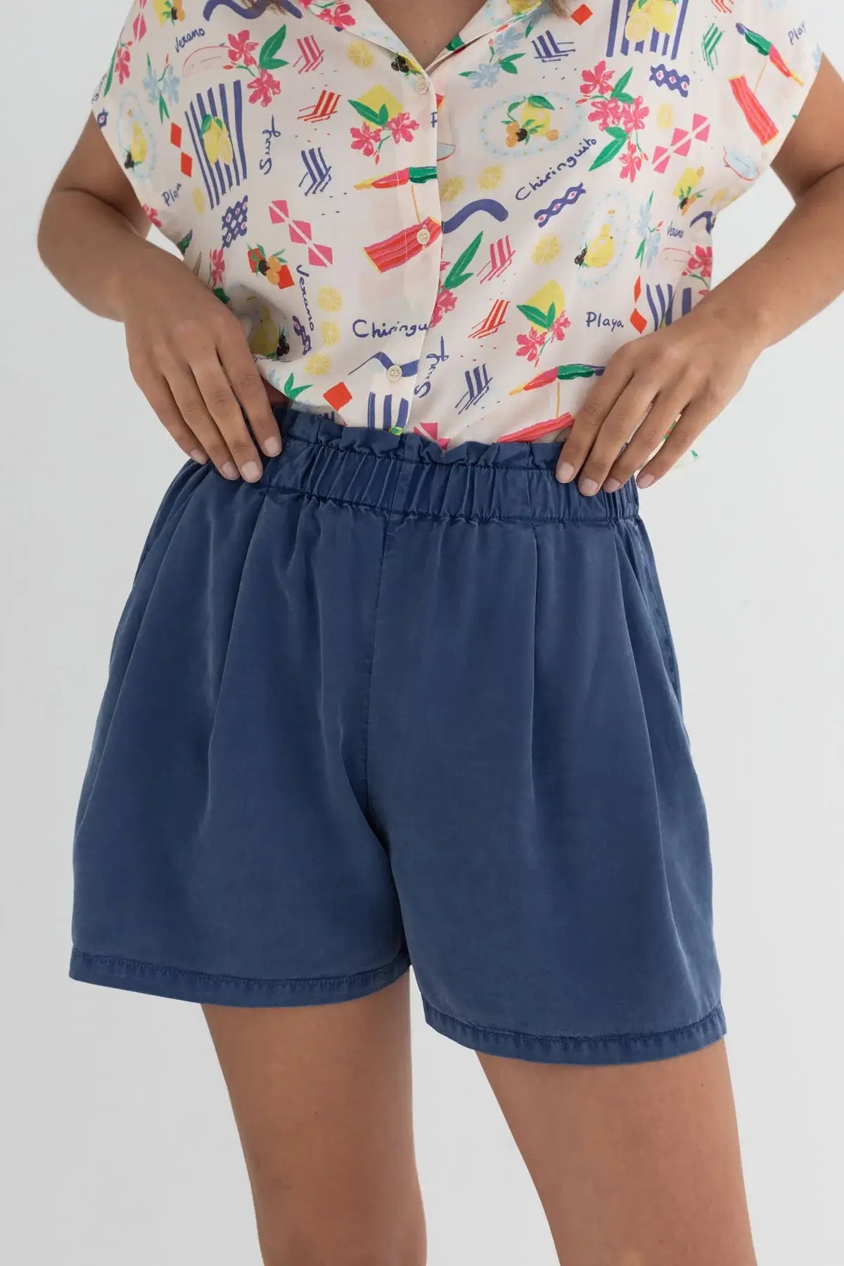 TWOTHIRDS Shorts Calobra Blueberry für Damen (TENCEL™)