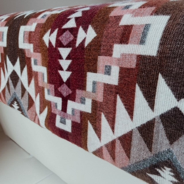 ETHNO Kingsize Decke Bordeaux/Red Brown