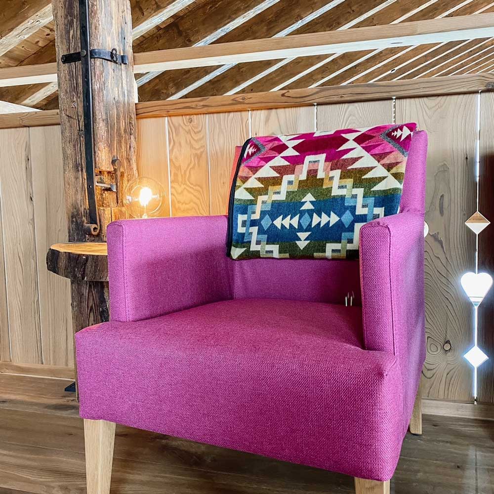 Boho Reise-Decke 110x205cm I Cotopaxi Multicolor