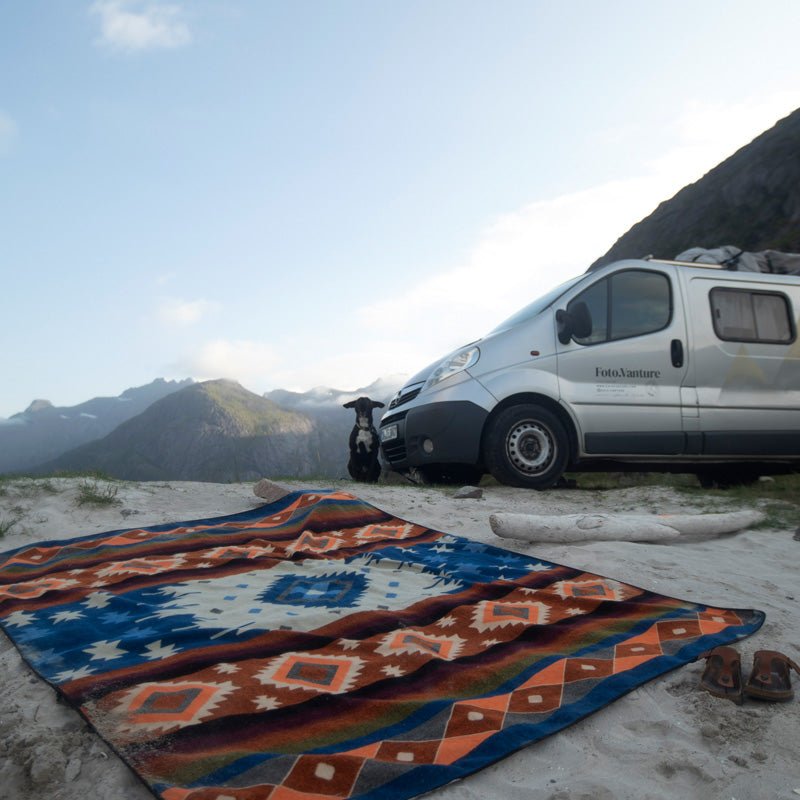 Bohemian Kingsize Decke Pichincha Blue Chévere- simply love it.