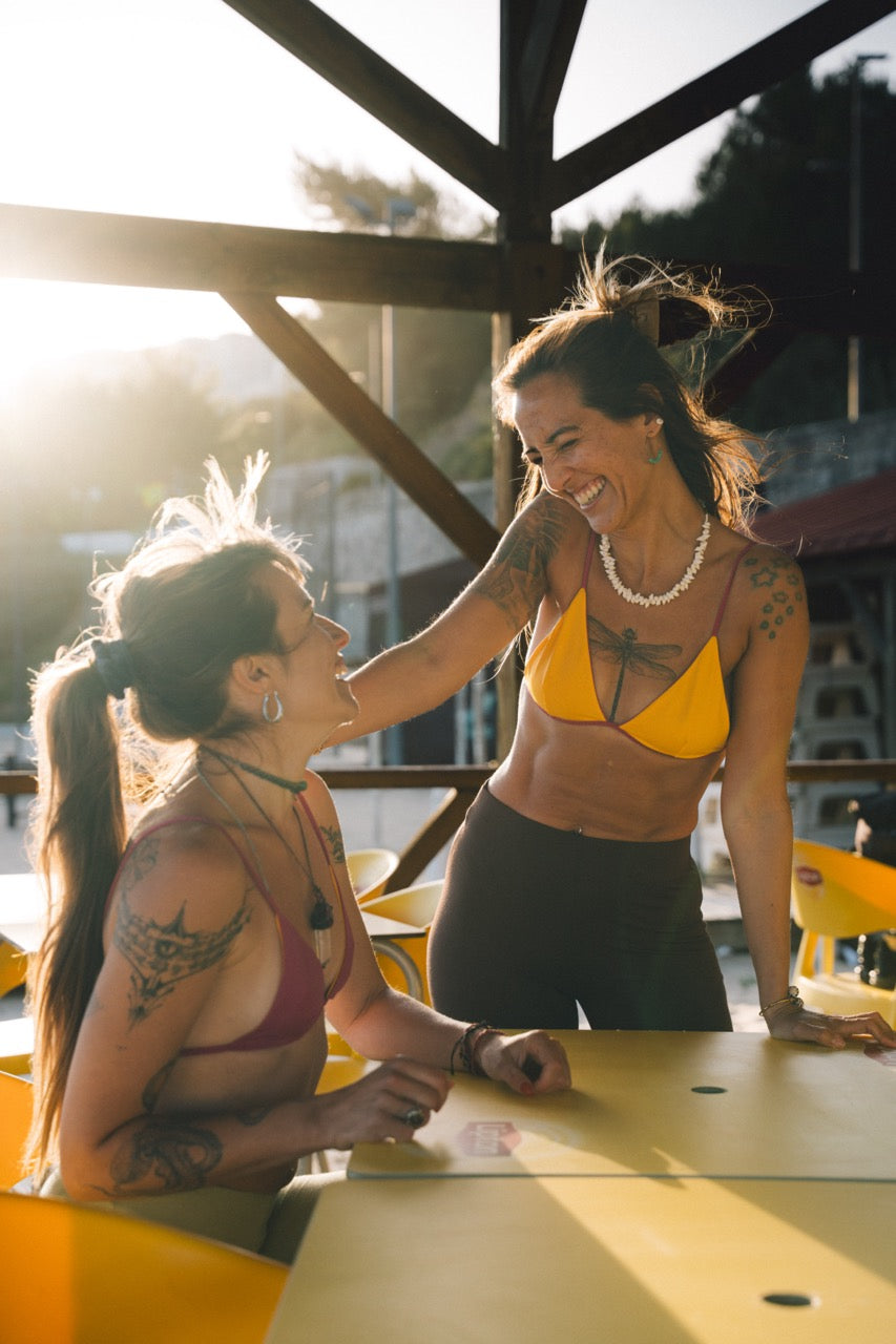 Zumi Reversible Triangle Bikini Top Mango | Cocou