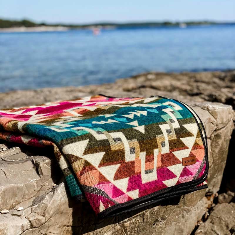 Boho Reise-Decke 110x205cm I Cotopaxi Multicolor Chévere- simply love it.