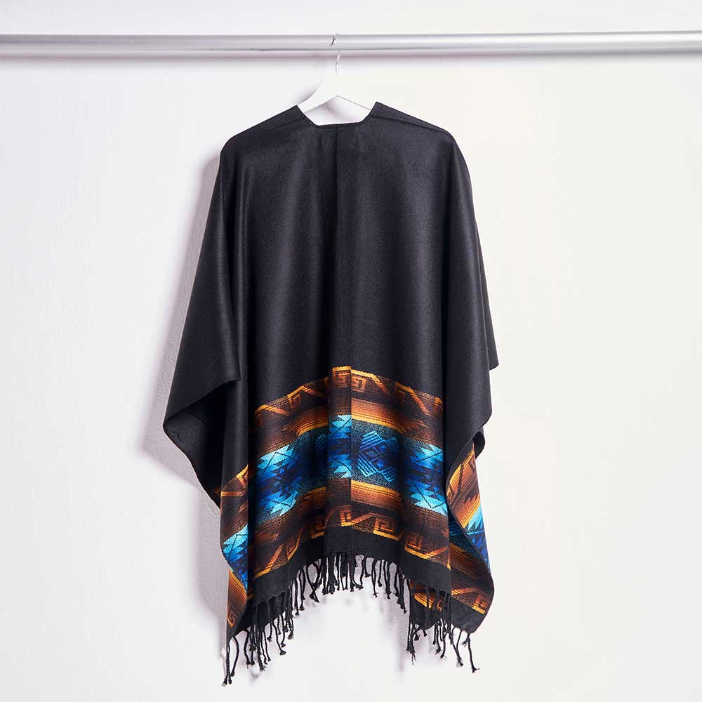 Poncho- Black