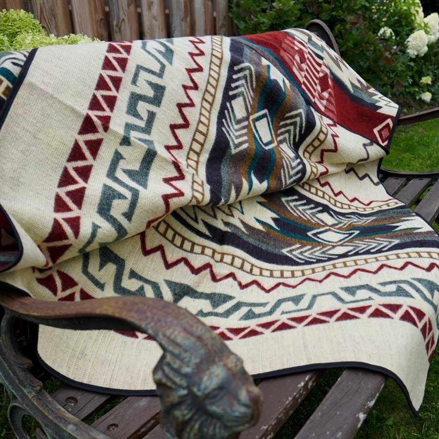 Boho Reisedecke Terracotta